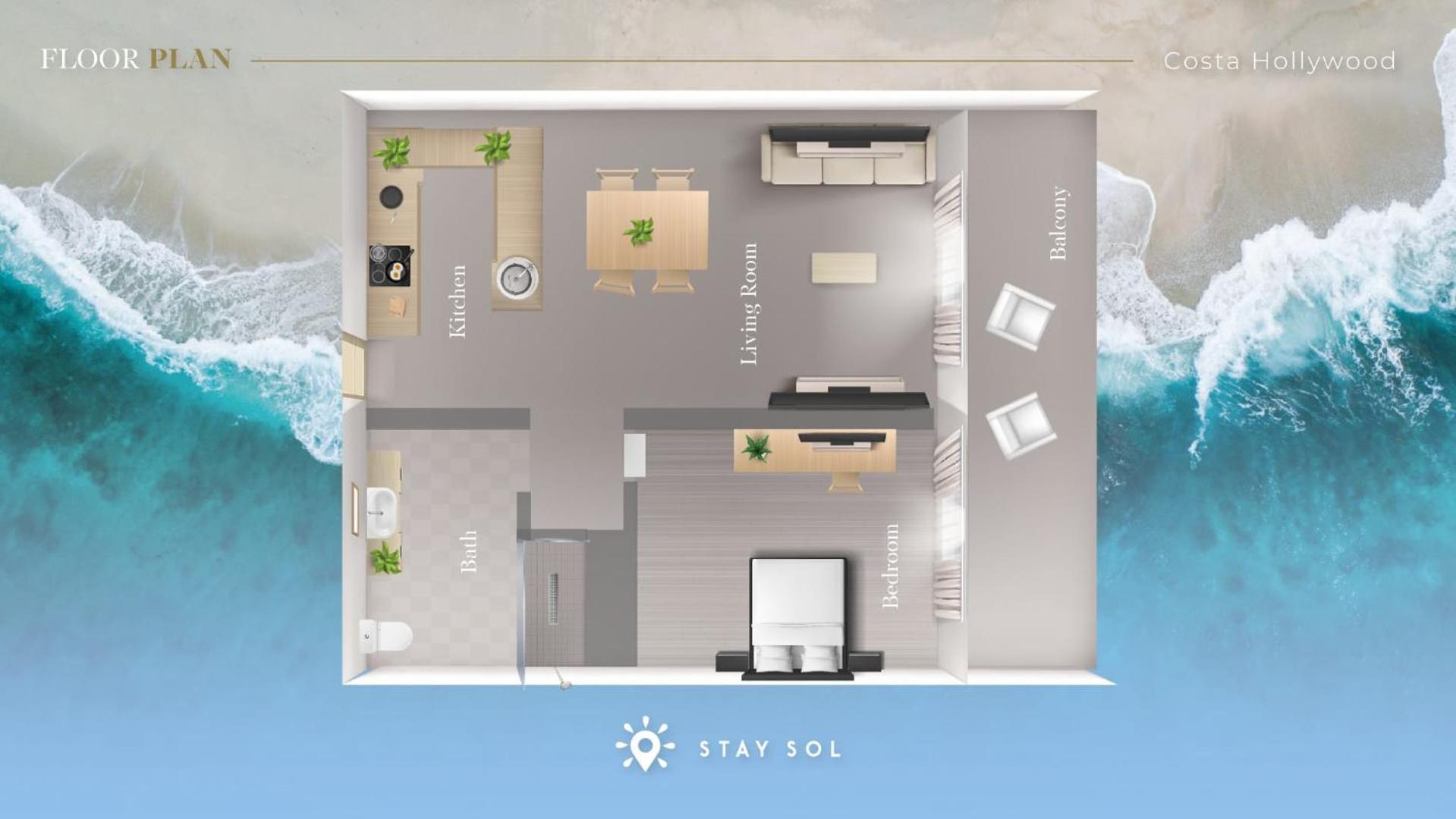 Bay View - Balcony - Amazing Pool - * Hollywood